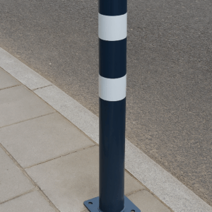 SŁUPEK 100 cm x Ø108 mm grafitowo-biały PODSTAWA