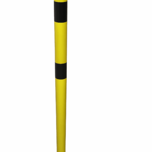 SŁUPEK 120 cm x Ø60 mm żółto-czarny bez podstawy