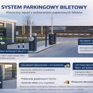 System parkingowy biletowy