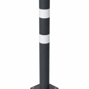 SŁUPEK 120 cm x Ø60 grafitowo-biały z podstawą