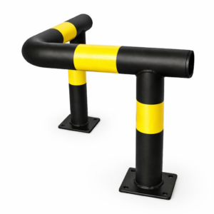 Odbojnica czarna + żółte odblaski  Ø76,1 mm